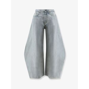 Dior Women Blue Denim Loose Jeans